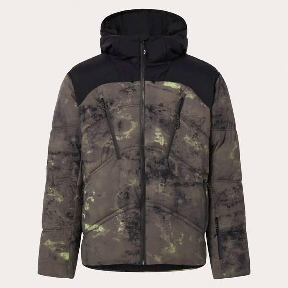 NEW OAKLEY tc rykkinn jacket in 7aq-oxidation print green - Picture 1 of 6